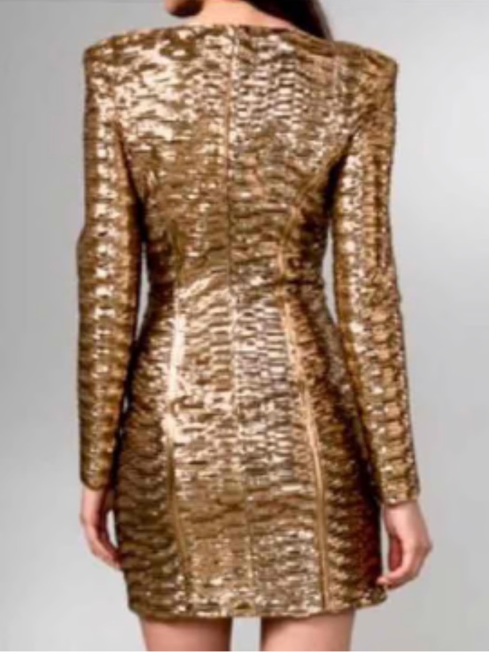 Gold Lame Dress - Picture 6 of 6